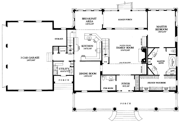 main floor house blueprint