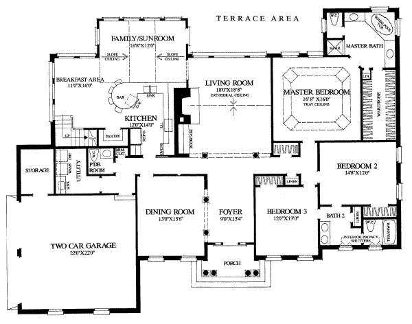 main floor house blueprint