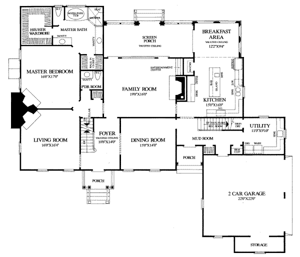 main floor house blueprint