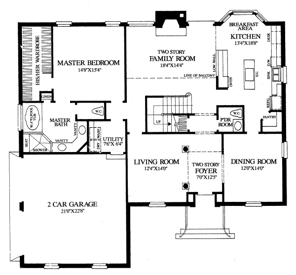 main floor house blueprint