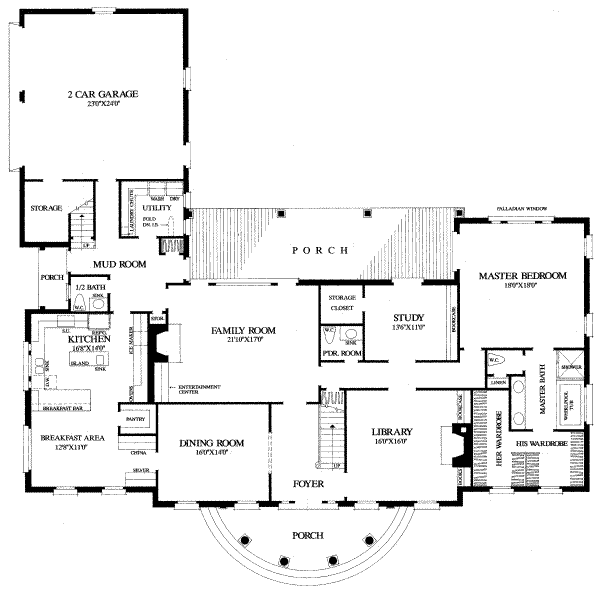 main floor house blueprint