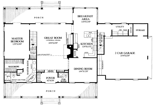 main floor house blueprint