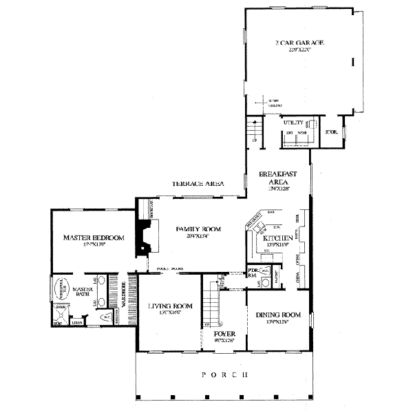 main floor house blueprint
