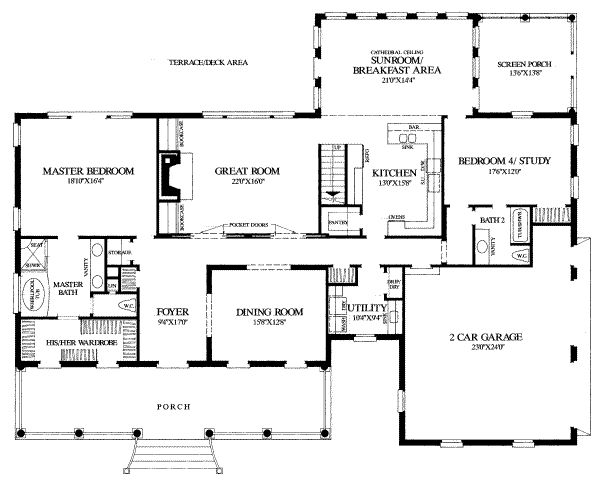 main floor house blueprint