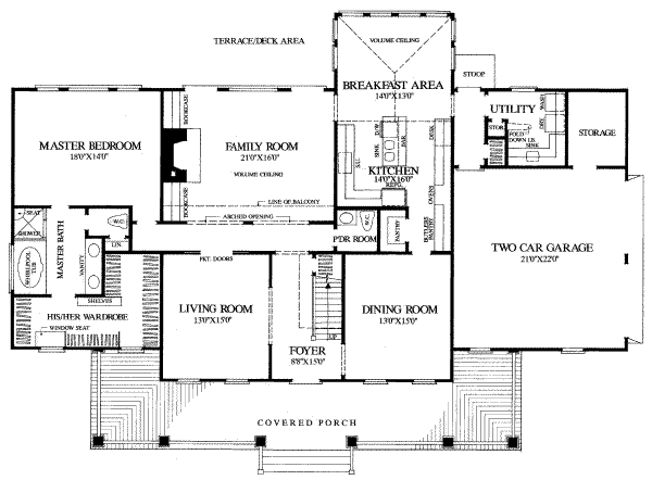 main floor house blueprint