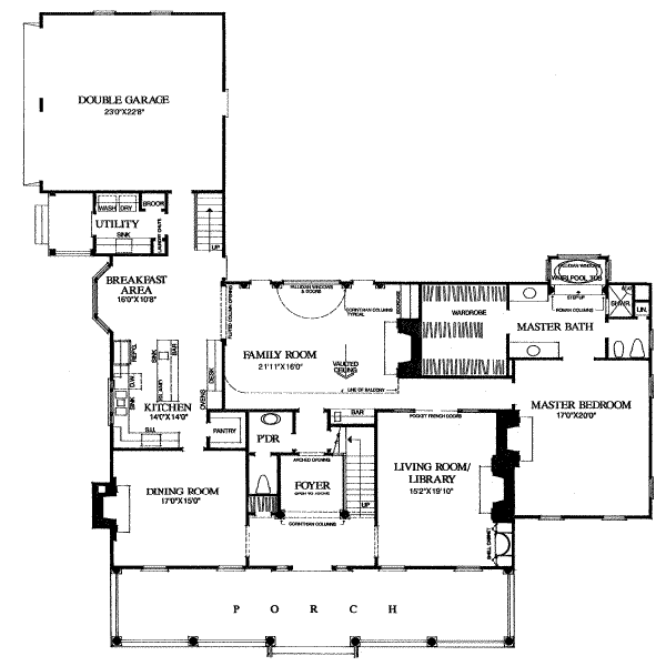 main floor house blueprint