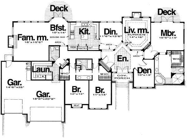 main floor house blueprint