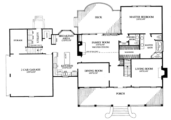 main floor house blueprint