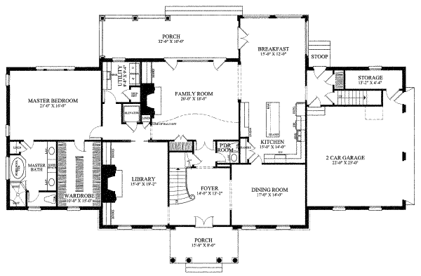 main floor house blueprint