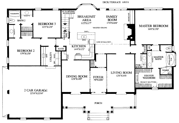 main floor house blueprint