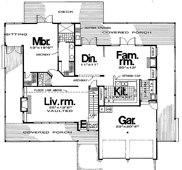 main floor house blueprint