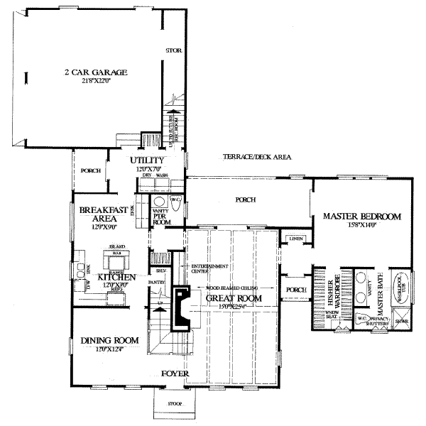 main floor house blueprint