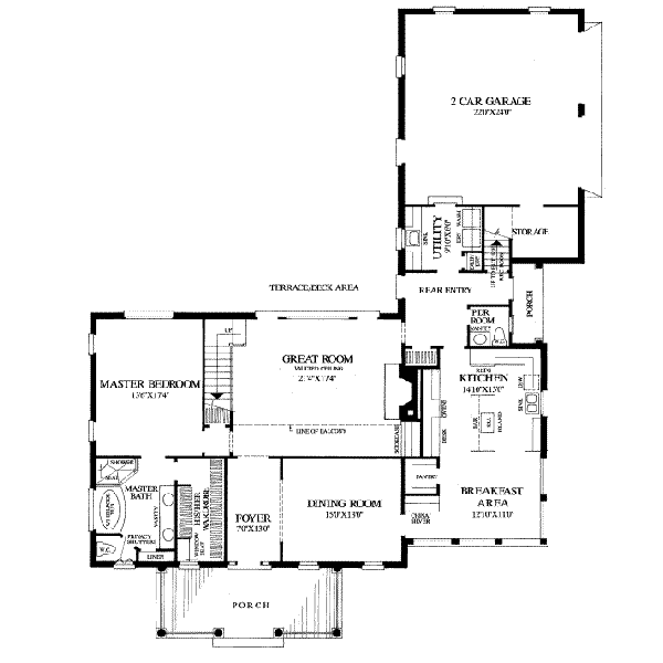 main floor house blueprint