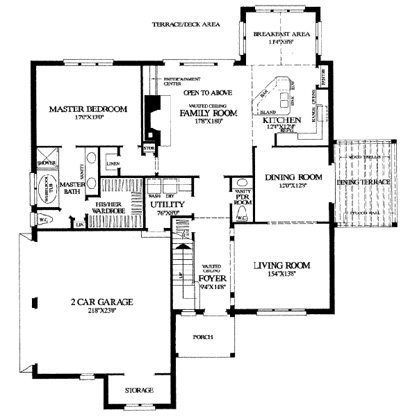 main floor house blueprint