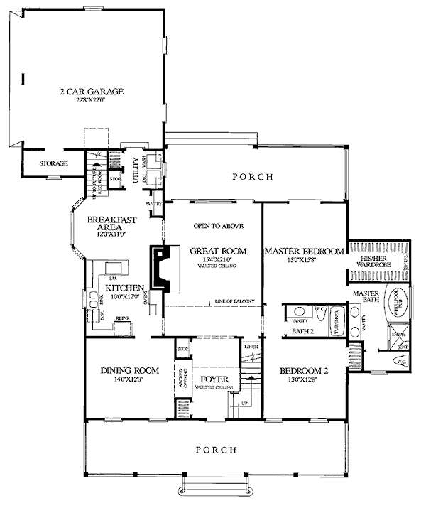 main floor house blueprint