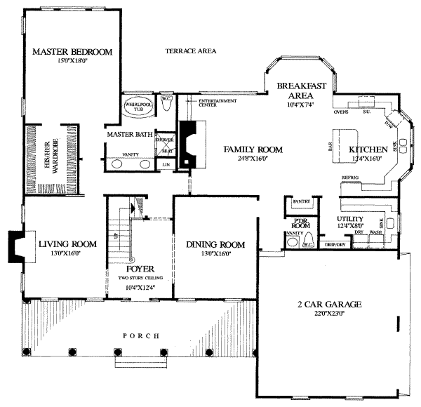 main floor house blueprint