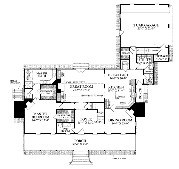 main floor house blueprint