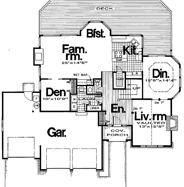 main floor house blueprint
