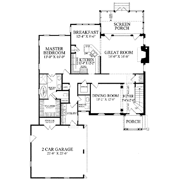 main floor house blueprint