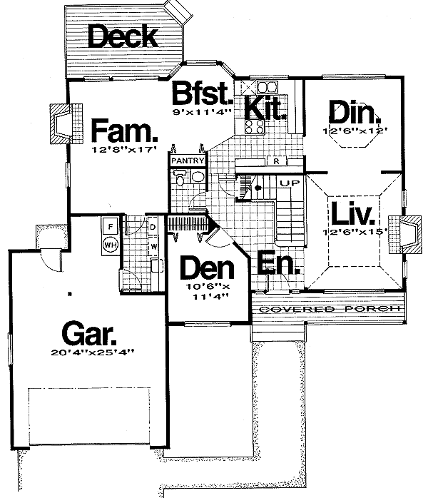 main floor house blueprint