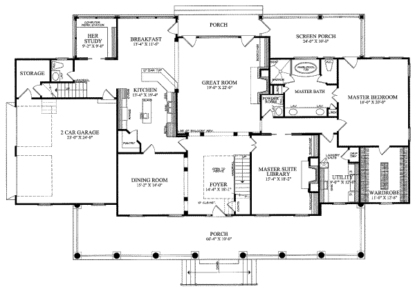 main floor house blueprint