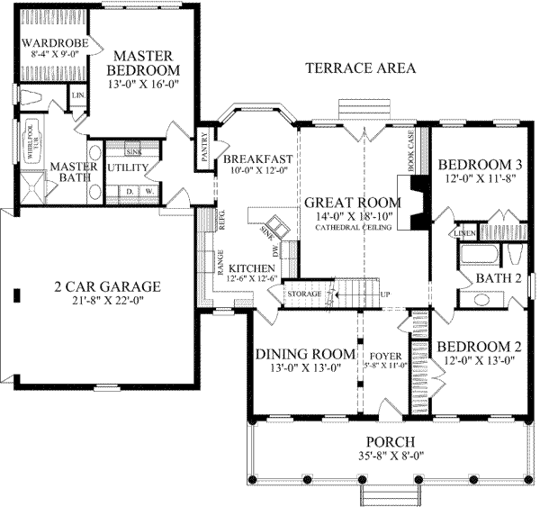 main floor house blueprint