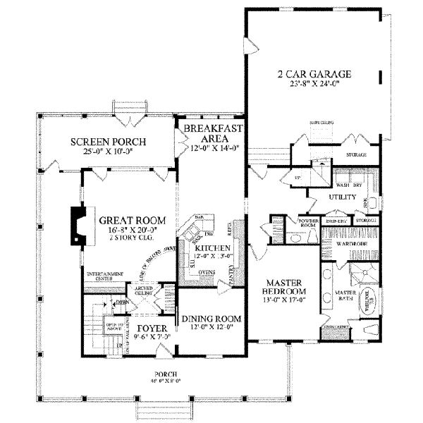 main floor house blueprint