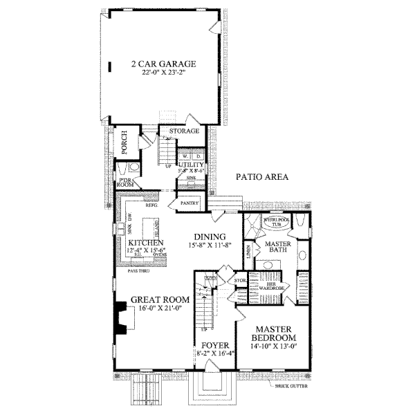 main floor house blueprint