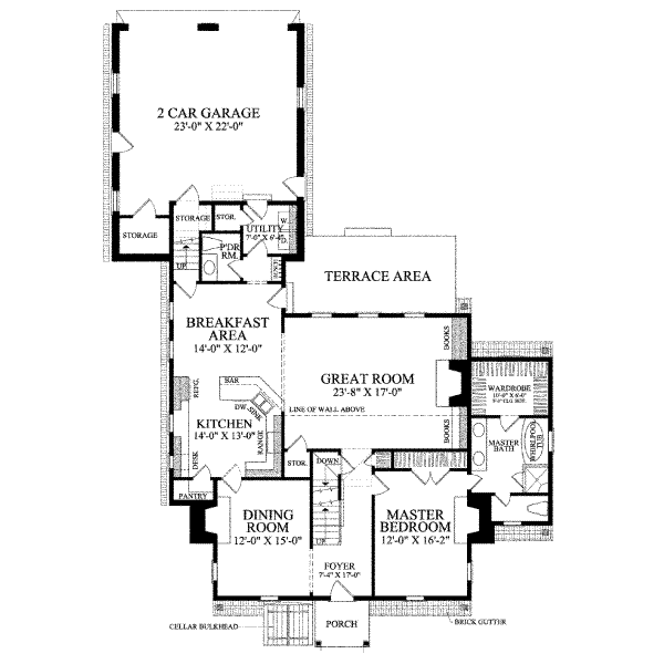 main floor house blueprint