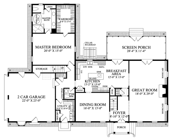 main floor house blueprint