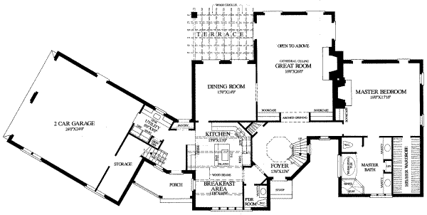 main floor house blueprint