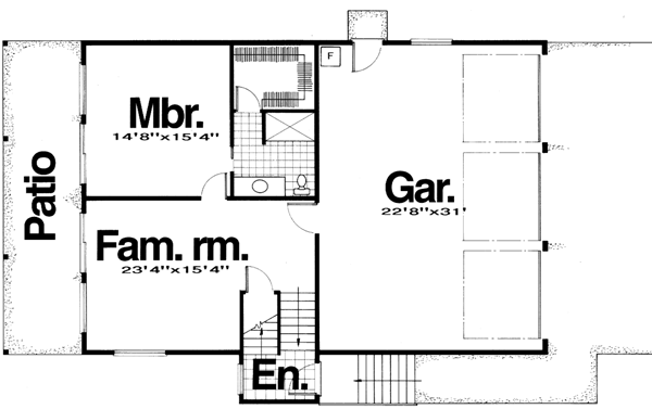 main floor house blueprint