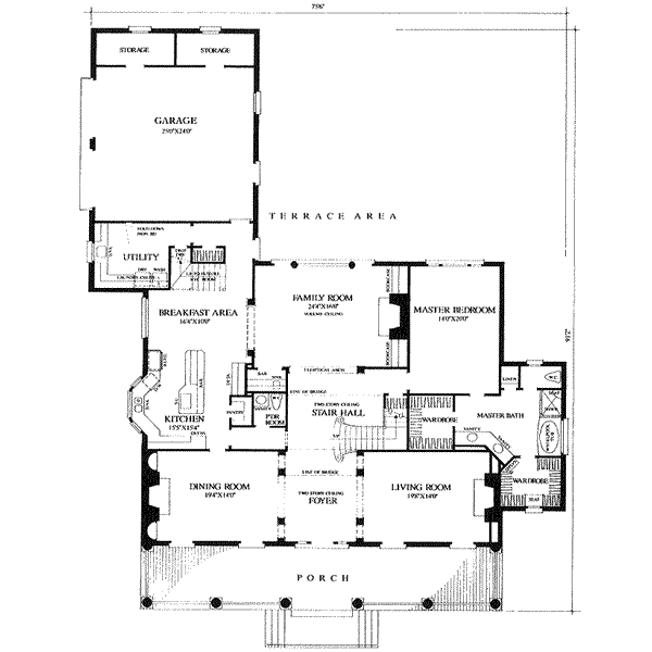 main floor house blueprint