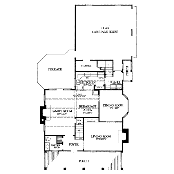 main floor house blueprint