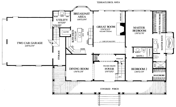 main floor house blueprint