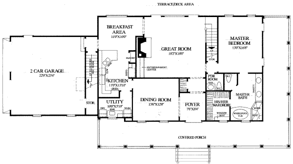 main floor house blueprint