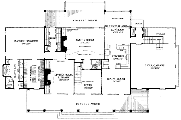 main floor house blueprint