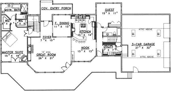 main floor house blueprint