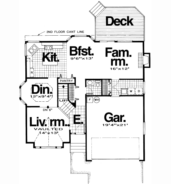 main floor house blueprint