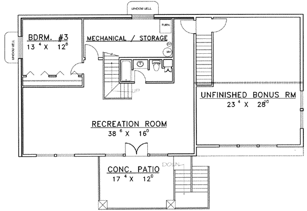 main floor house blueprint