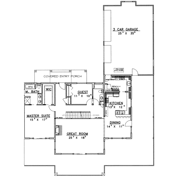 main floor house blueprint