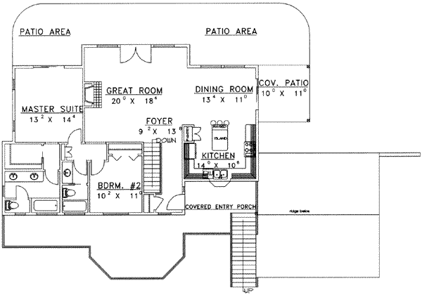 main floor house blueprint