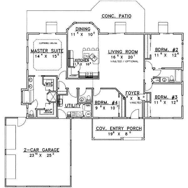 main floor house blueprint