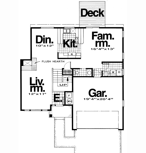 main floor house blueprint