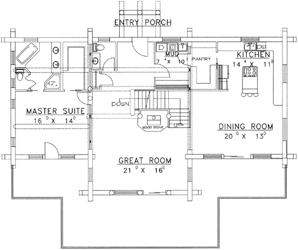 main floor house blueprint