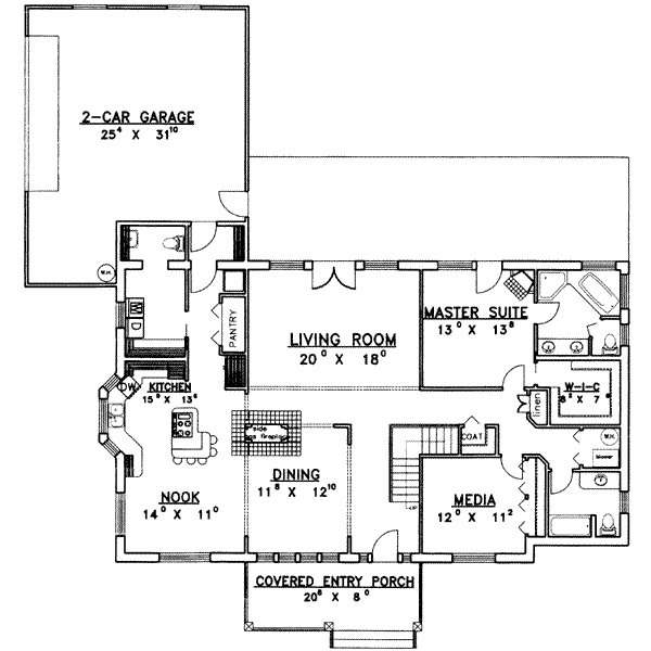main floor house blueprint
