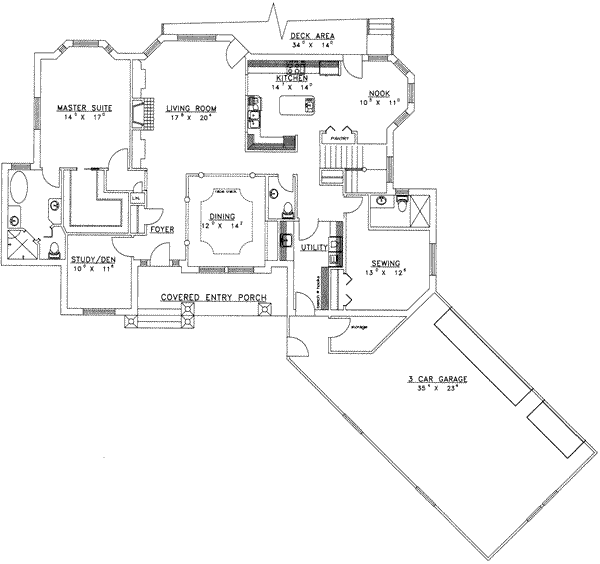 main floor house blueprint