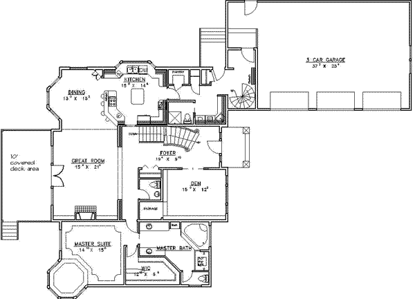 main floor house blueprint