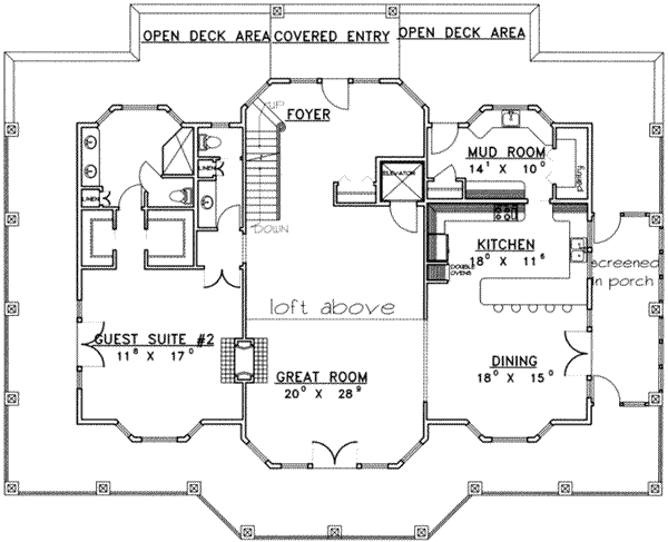 main floor house blueprint