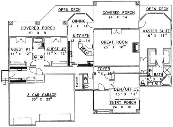 main floor house blueprint